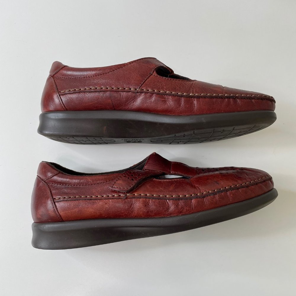SAS Willow Slip On Mary Jane Loafer Walnut - Picture 6 of 13